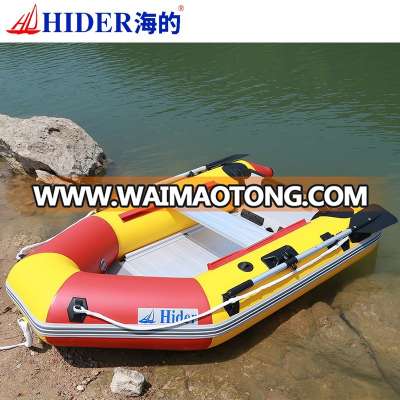 hot selling China cheap rubber boat inflatable fishing boat with motor