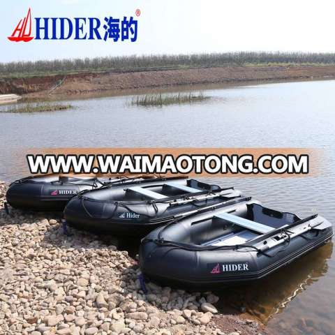 China new 0.9mm/1.2mm pvc rigid hull fishing inflatable boat